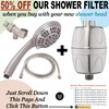 6 Function Handheld Shower Head Kit - High Pressure, Removable