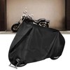 Motorcycle Cover Waterproof Rain Proof Dustproof Folding Silver Coating Outdoor