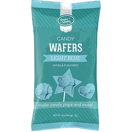 Make'n Mold Vanilla-Flavored Melting Candy Wafers Light Blue, 12 Ounce