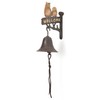 Moritz Door Bell Welcome Owls Owl Birds Wall Bell Garden