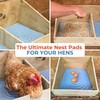 Lil'Clucker Washable Chicken Nesting Pads for Laying Eggs Nesting Pads
