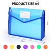 Document Folder A4, Diealles Shine Pack of 8 Document Bag