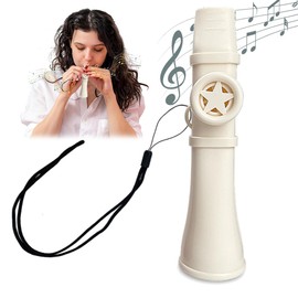Reusable Kazoo, Kazoo Saxophone with Lanyard, Kazoo Instrument Professional, Easy to Play Kazoo, Kazoo Musical Instrument, for Accompaniment, Excursions, Festivals & All Ages
