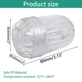 BUXIMN 2 pcs Fruit Infuser Insert, Tea Infuser Bottle Ball for Wide Mouth Bottles