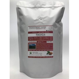 Smokin Beans 2-Pound Africa Rwanda Aa Freshly Roasted Coffee, Washed Processing, Medium Roast, Premium Whole Bean Specialty Coffee