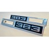 Knies Machine 1969 Chevy Chevelle '383' Emblem Side Marker Light