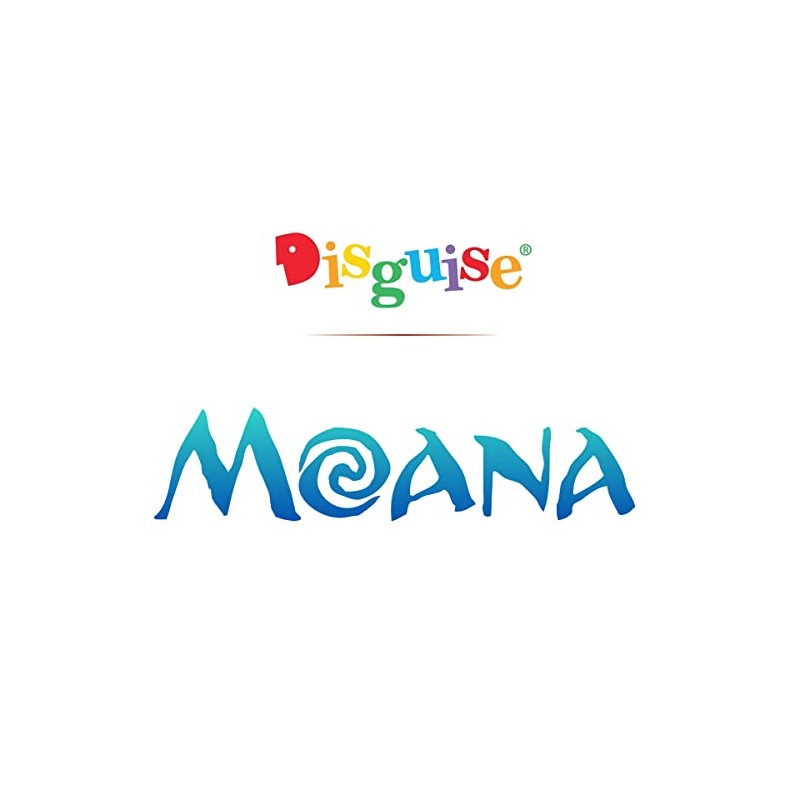 Disguise Moana - Disfraz de lujo para mujer, Rojo -,