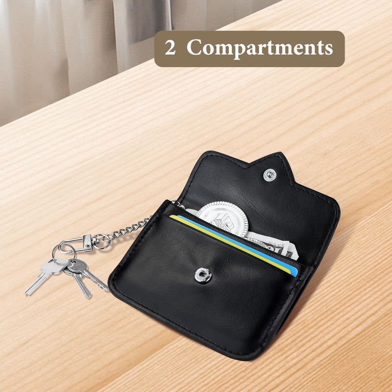 Energather Card Wallet, PU Leather Slim Small Wallets for Women