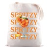 JNIAP Aperol Spritz Cocktail Tote Bag for Her - Bachelorette