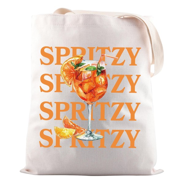 JNIAP Aperol Spritz Cocktail Tote Bag for Her - Bachelorette