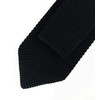 Rossika Men Classic Light Blue Textured Knit Woven Silk Tie