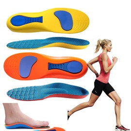 JAWUZ 2 Paar Orthopädische Einlegesohlen Für Damen & Herren Original,Powerinsole,Plantar Fasciitis Hohe Arch Support Schuheinlagen,Einlegesohle Hallux Für Plattfüße,Plantar Fasciitis,Fußschmerz
