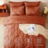 HIMEET Full Comforter Set 7 Pieces Bed in A Bag