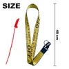 Fashion Letter Keychain Lanyard Industrial Canvas Phone Lanyard Wristlet Keychain
