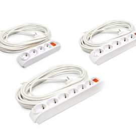 Long Cord Multi-Outlet Power Strip (Non-Replaceable) 10M 6-Outlet