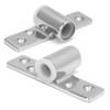 Pair Marine Oarlock Sockets 316 Stainless Steel Side Mounted Mirror