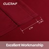 CUCRAF Red Blackout Curtains 96 inch Length 2 Panels Set,