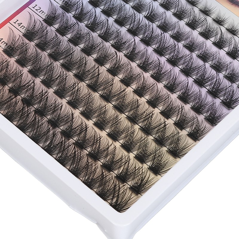 DIY Eyelash Extension Kit 120pcs Clusters 8‑16mm Individual Lash Extension