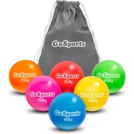GoSports - Juego de 6 Pelotas con Peso pliométricas para Entrenamiento de béisbol y sóftbol, Elige Pro o Elite