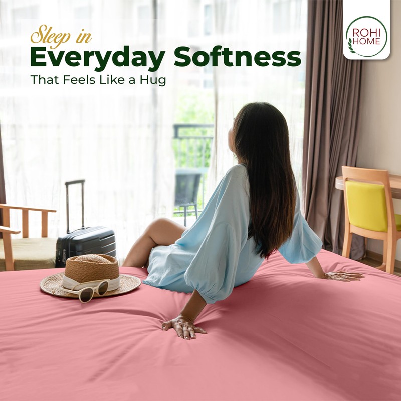 Rohi 40cm Deep Microfibre Fitted Sheet Double Bed – Comfy