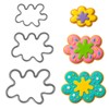Paint Splatter Cookie Cutter Trio - 3-Pack Set in Bold