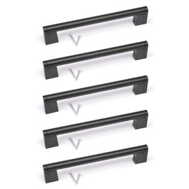 BSM Marketing Kitchen Cabinet Door Knob Black 96mm