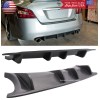 SteelCase Shark Fin Rear Bumper Under Diffuser Lip Urethane For