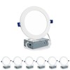 Meconard 6 Pack 6 Inch Ultra-Thin LED Recessed Ceiling Light,