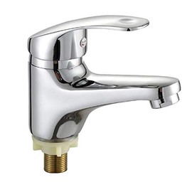 bath&bath Washroom Toilet 2 Hand Wash Single Faucet Single Lever Standing Faucet Hand Washing Bowl Washbasin Water Faucet (Single Faucet Only)