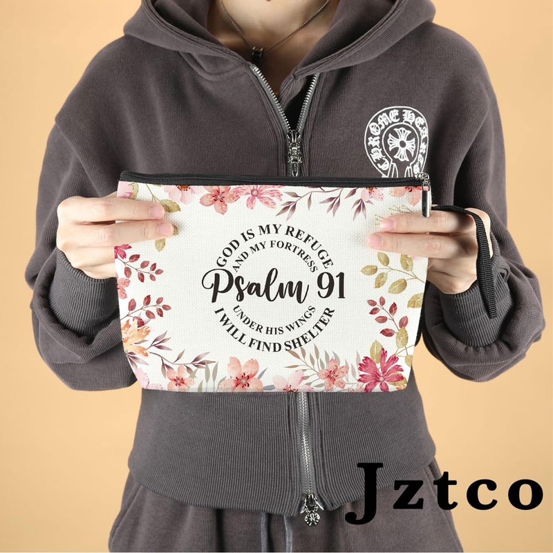 Inspirational Christian Gifts for Women Makeup Bag Motivational Religious Gifts
