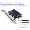 PCI-E to USB 3.0 5Gbps 4 Ports Expansion Card,Internal Converter