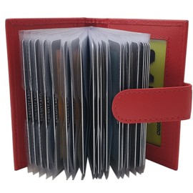 XXL 22 Leather serious credit card credit cards, MJ-Germany Design-in 3 different colours Black Rosso