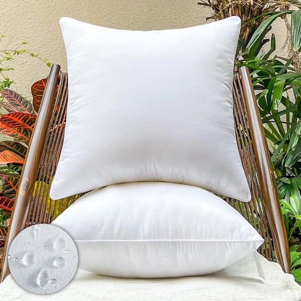 22x22 Outdoor Pillow Inserts (Set of 2) - Plush &