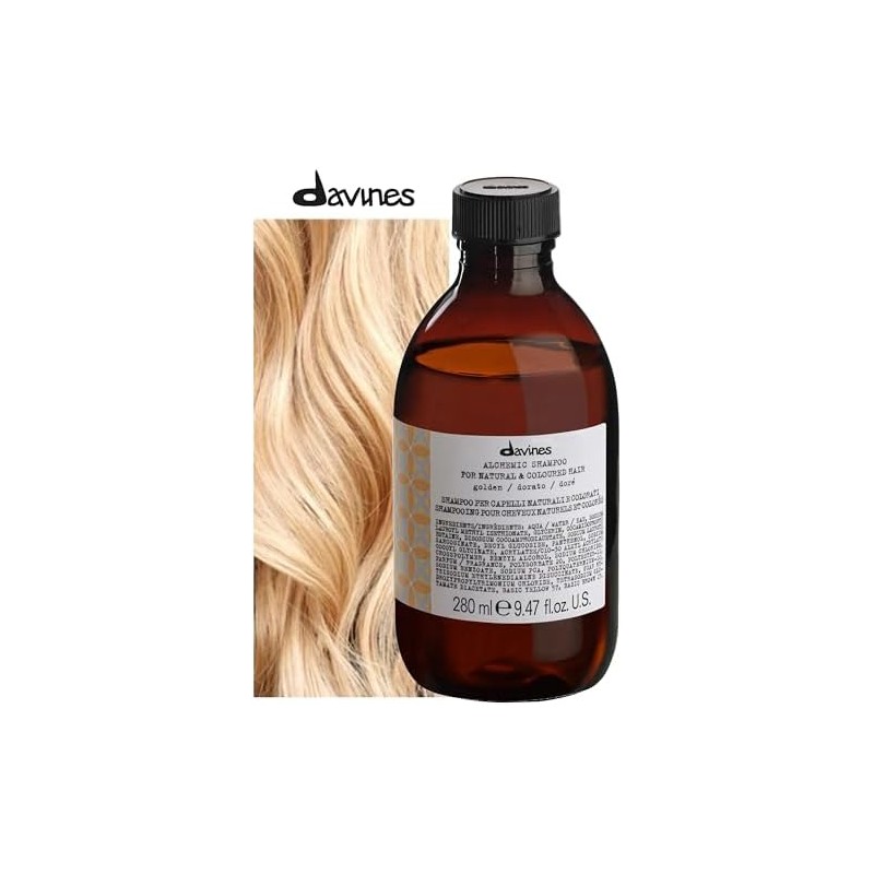 Davines Alchemic Shampoo, Golden, 9.46 fl. oz.