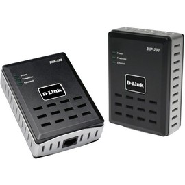 D-Link DHP-201 PowerLine Ethernet Starter Kit, 85 Mbit/s HD Ethernet Adapter (Network from a Socket)