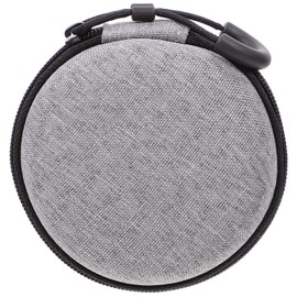 Gatuida 1pc Earbud Holder Storage Bag Practical Key Data Cable Carrying Pouch Silver Lightweight Zipper Case for Earphones Chargers Disks for Travel Everyday Use