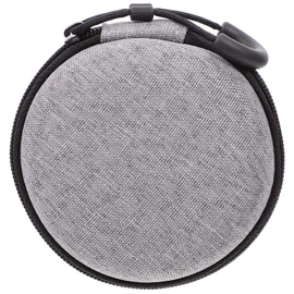 Gatuida 1pc Earbud Holder Storage Bag Practical Key Data Cable Carrying Pouch Silver Lightweight Zipper Case for Earphones Chargers Disks for Travel Everyday Use