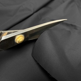 Niuwell 2 Yard Black Cotton Fabric by The Yard 57 Inch Wide 125 GSM Light Weight Broadcloth