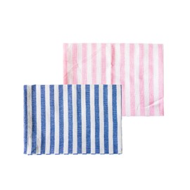 VETLER 100% Indian Cotton 2-Piece Set, Kitchen Cloth, Large, Loop, Placemat, Washable, Dish Towel, Furoshiki, Bento Wrapper, Bento Box, Bag, Lunch Cloth, Dish Cloth, Interior Decorative, Stylish