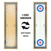 GoSports Shuffle Board & Curling 2 in 1 Table Top