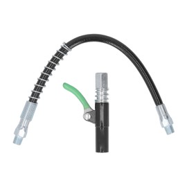 Single Handle Grease Gun Coupler Leakage Proof Self Locking Quick Release Grease Gun Tips for Maintenance Construction