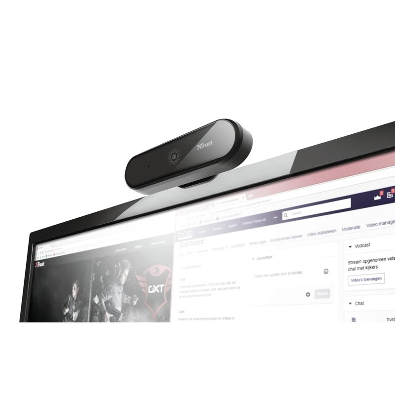Trust Tyro Webcam con Microfono PC Full HD 1080p (USB,