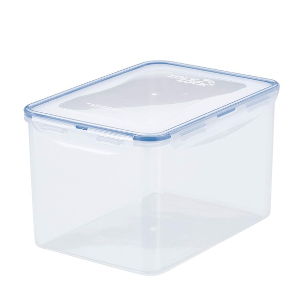 LocknLock Easy Essentials Airtight Rectangular Tall Food Storage Container 152 oz / 18.8 Cup, Clear