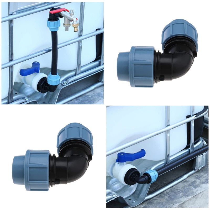 OTOTEC 2Pcs Water Pipe Elbow Replacement Water Pipe Quick Couplings