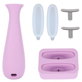 2pcs Face Ice Roller Set, Facial Ice Globes Cold Face Massager Beauty Tool for Women Depuffing Skin Tightening Cooling Home Spa Beauty Skincare