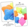 SUPVOX 6pcs Hexagonal Reaction Balls for Agility Training Durable Exercise