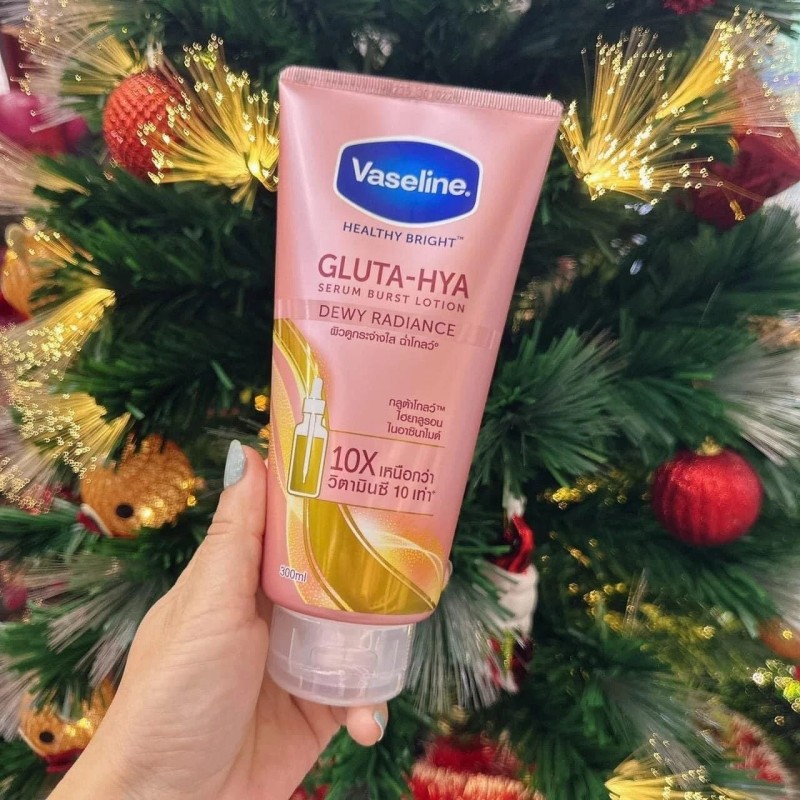 Vaseline Bright GLUTA HYA Serum Burst Lotion Dewy Radiance 300ml