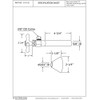 Westbrass D1112X-01 Cross Handle Angle Stop Shut Off Valve 1/2"
