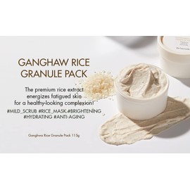 Dr.Ceuracle Premium Rice Granule PackㅣFacial Mask for Brightening, Anti-Aging, Exfoliating, Sebum CareㅣRice Extract 30% From The Clean Island, Ganghwa KoreaㅣMild Scrub Care with High Nutrition VitaminㅣJob’s Tears Seed and Rice Hull Powder, Ceramide NP