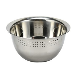 Pearl Metal HB-4775 At Aqua Colander Bowl 7.1 inches (18 cm), Stainless Steel